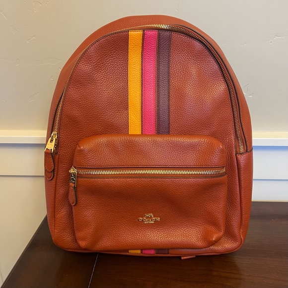 Coach Charlie Backpack With Varsity Stripe - Picture 4 of 10